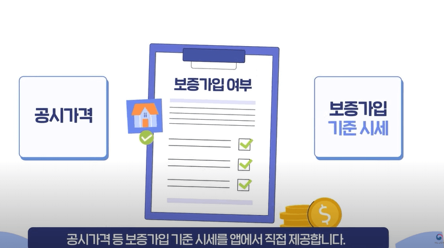 보증가입여부 공시가격 보증가입기준시세