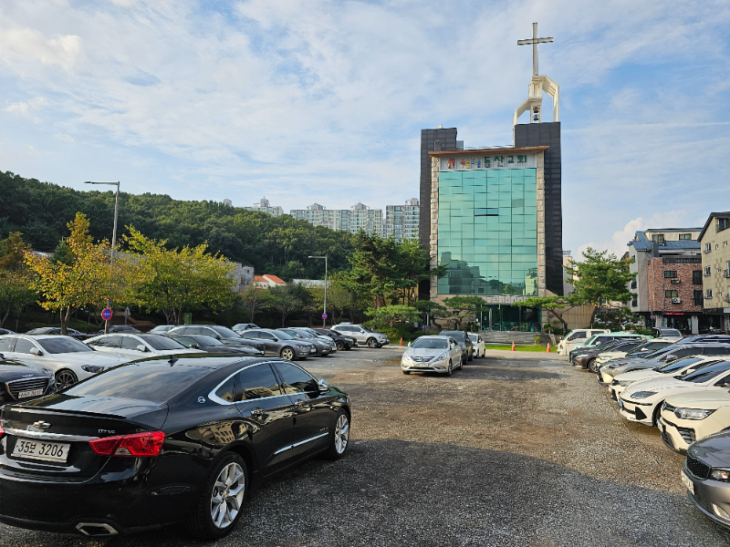 모리노야 앞 노상주차장 모습