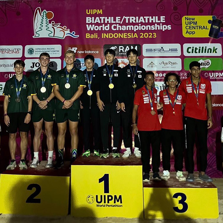 대한근대5종연맹 청소년대표 선수 입상 사진2