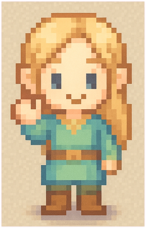 챗gpt 픽셀 캐릭터 프롬프트