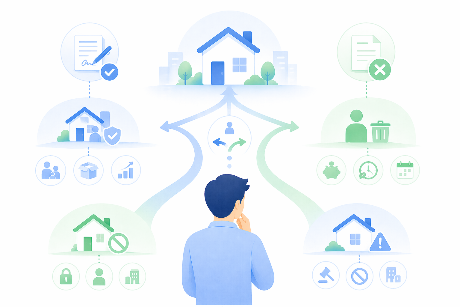 청약 당첨 후 통장 해지 판단이 달라지는 예외 상황을 설명하는 이미지