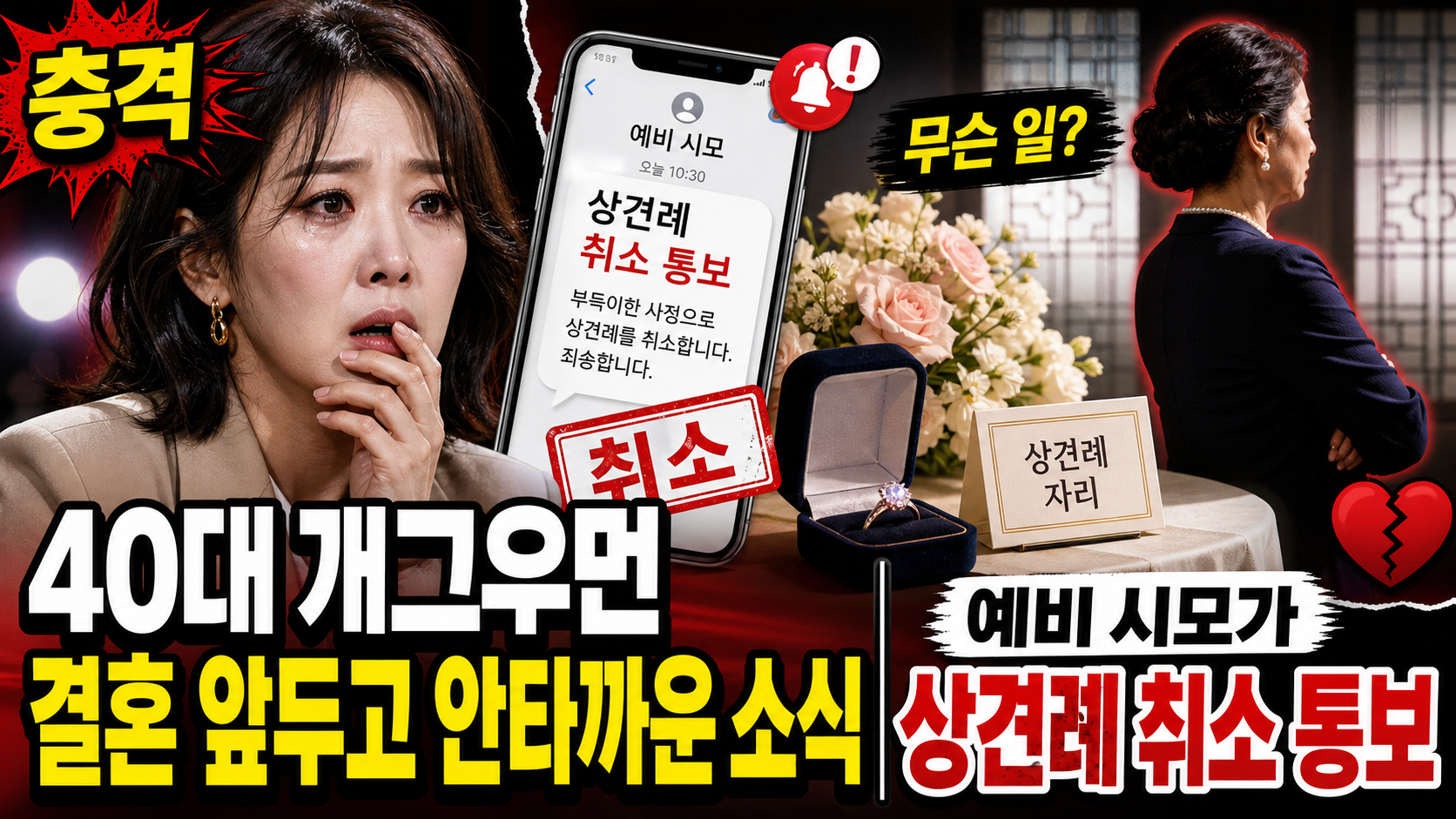 한윤서 조선의 사랑꾼|예비 시모 상견례 취소 통보, 결혼 준비 변수