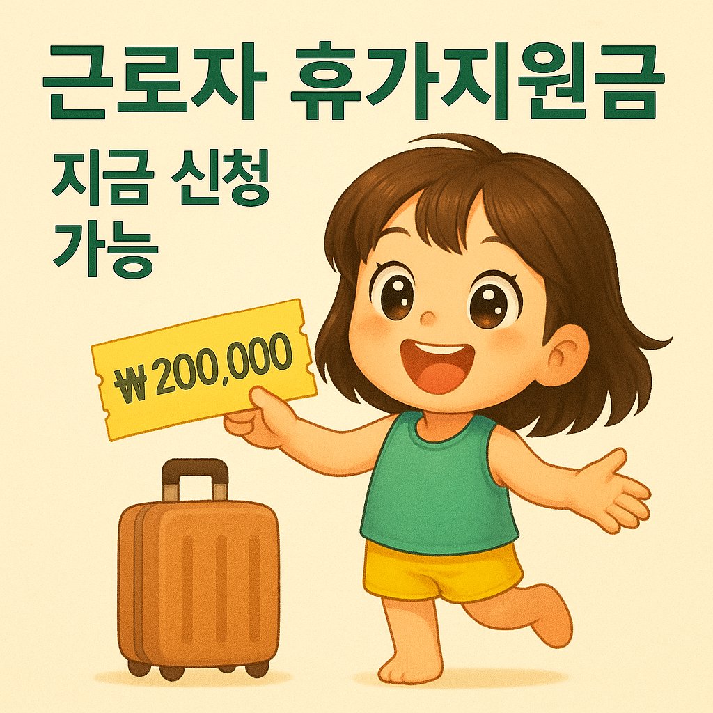 근로자 휴가지원금 신청에 대한 이미지 썸네일