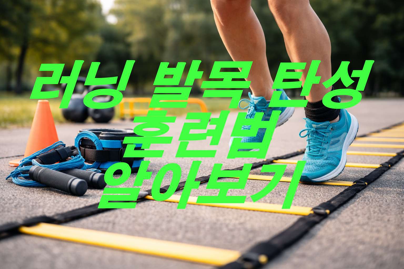 러닝 발목 탄성 훈련법 알아보기