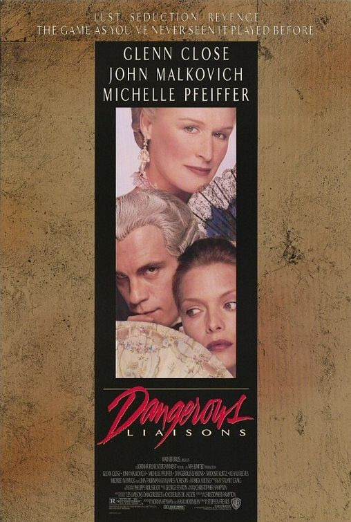 위험한 관계(Dangerous Liaisons,1988) 영화 포스터
