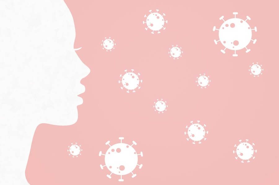 사람들 주변의 나쁜 세균들