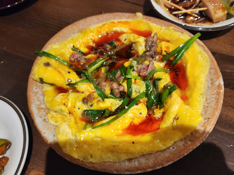 초힛사츠_부추_뽈살_계란