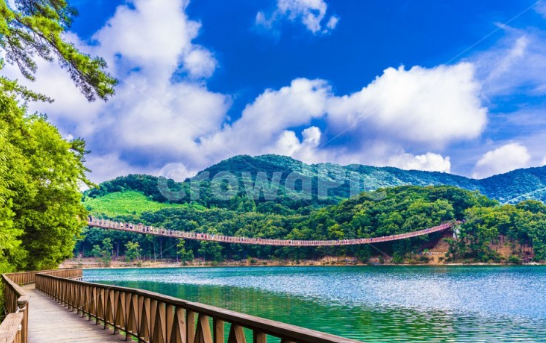 마장호수 출렁다리