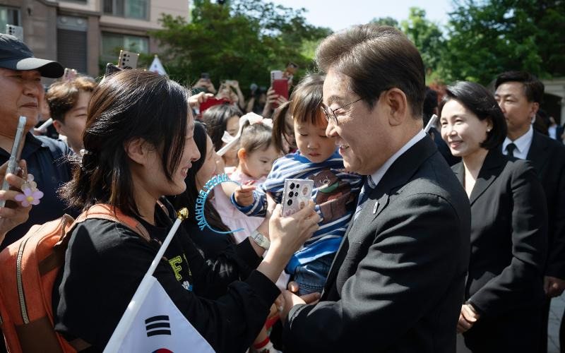 이재명 대통령 홍보사진 이미지
