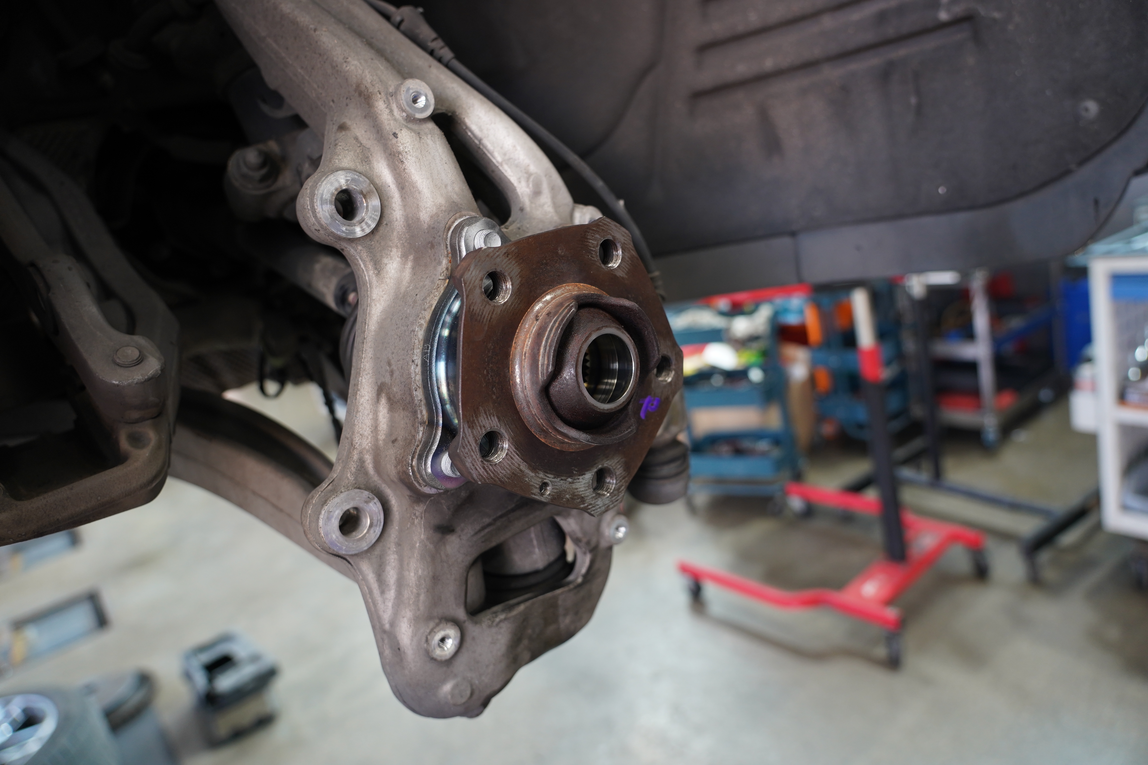 아우디 허브베어링 소음 진동