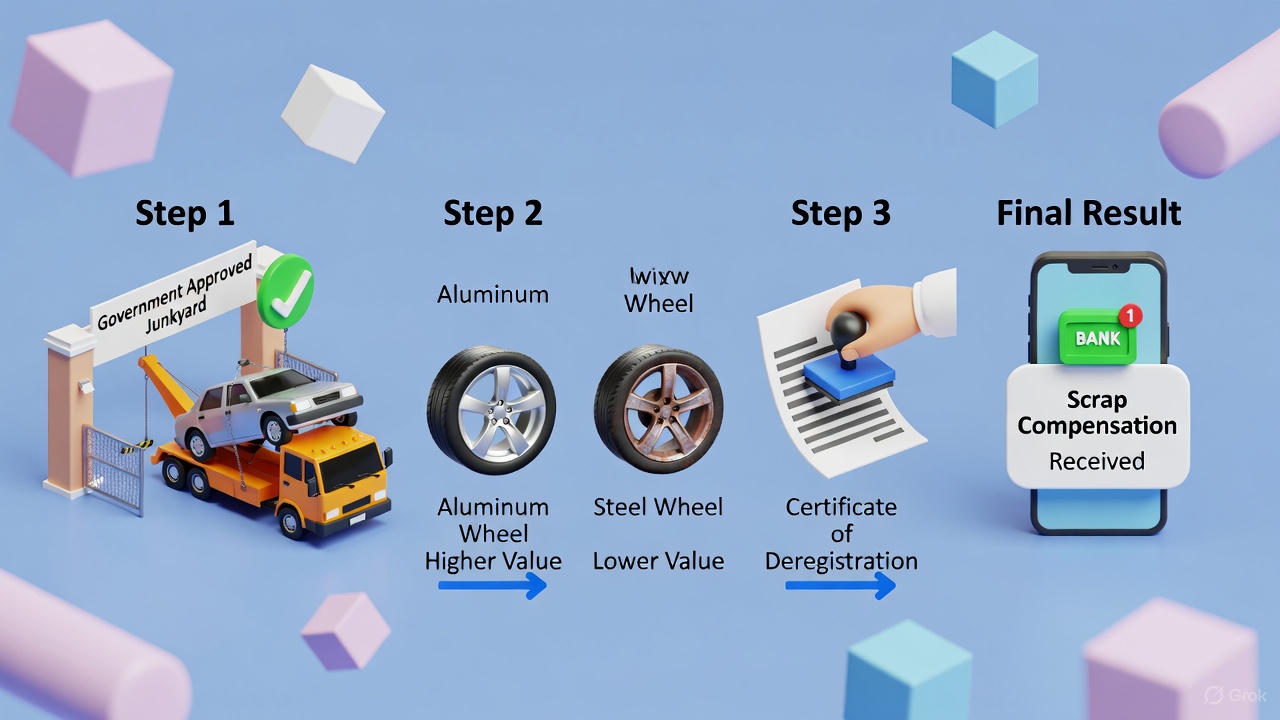 자동차 폐차 절차 관련 사진