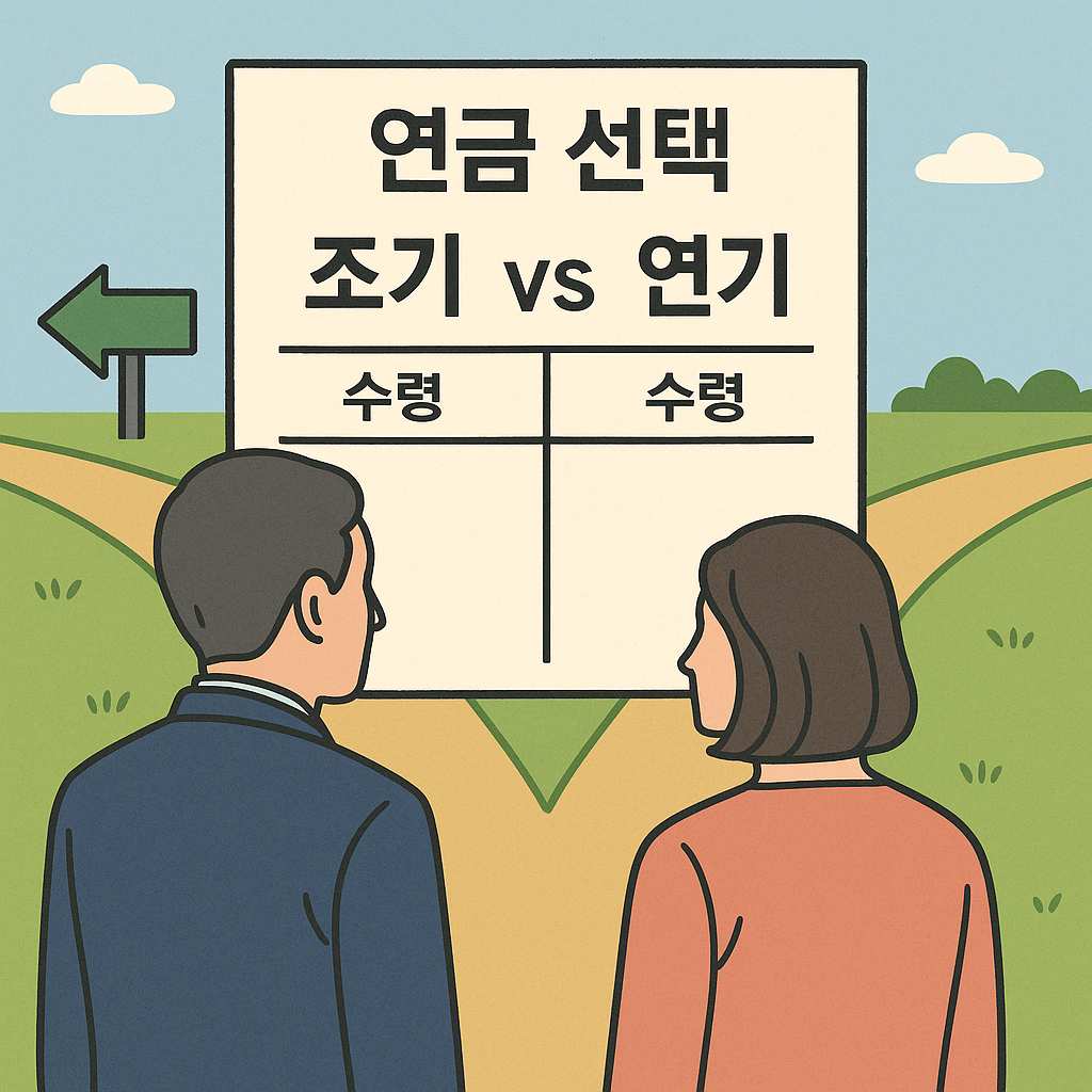 국민연금 조기수령 연기수령 손익 비교