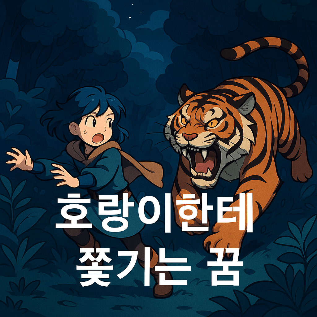 호랑이한테 쫓기는 꿈 해몽