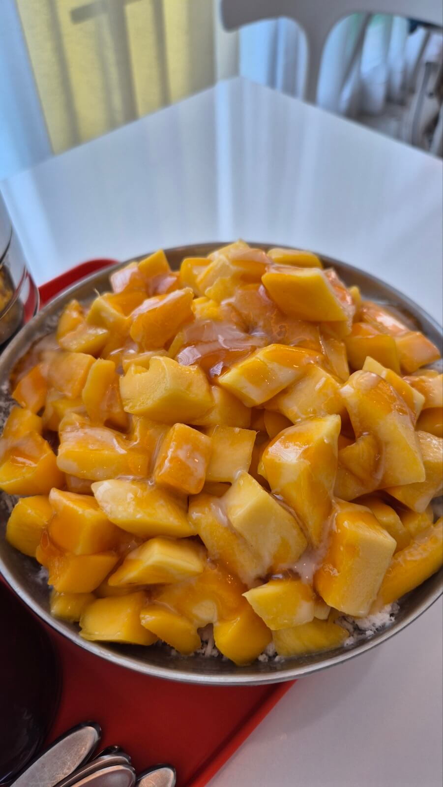 군산 베리몽땅 빙수 망고빙수2