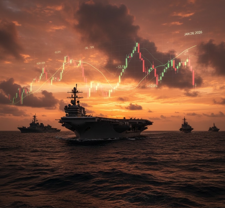 제2의 중동전쟁 서막? 트럼프 '거대 함대' 이란 출격과 붕괴 직전의 경제...