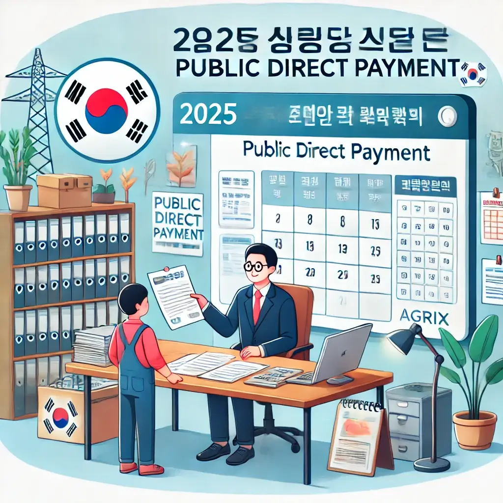 2025 공익직불금 신청 현황 조회 방법 아그릭스(Agrix) 사용법