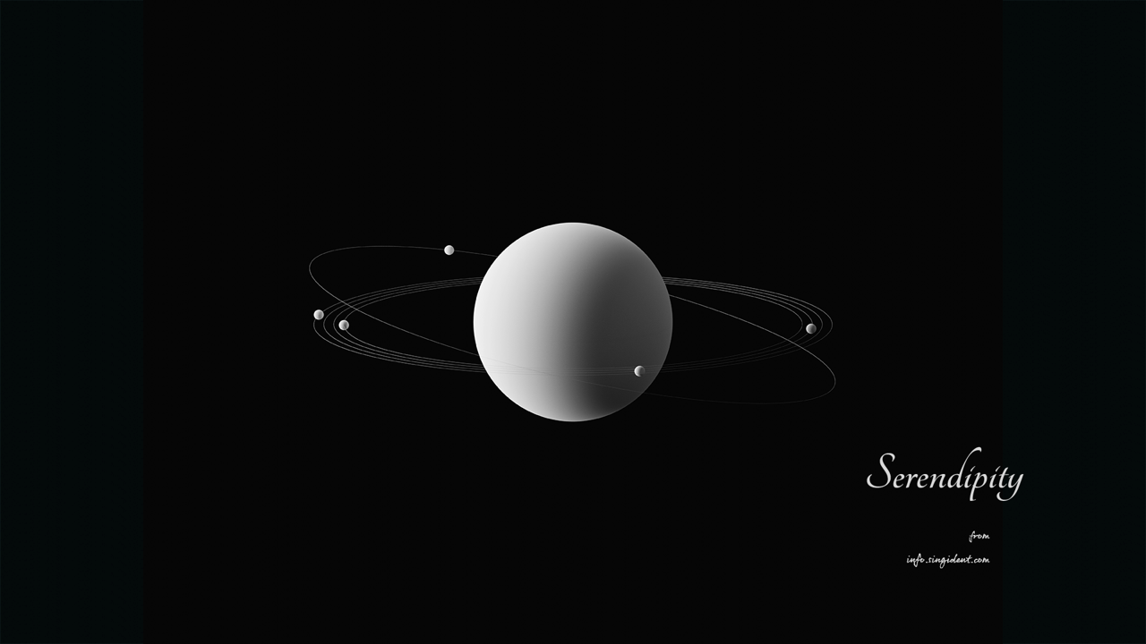 12 행성 모형 C - Serendipity 우주배경화면