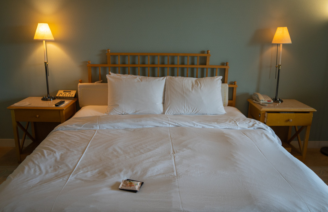 제주 중문 신라호텔 침대