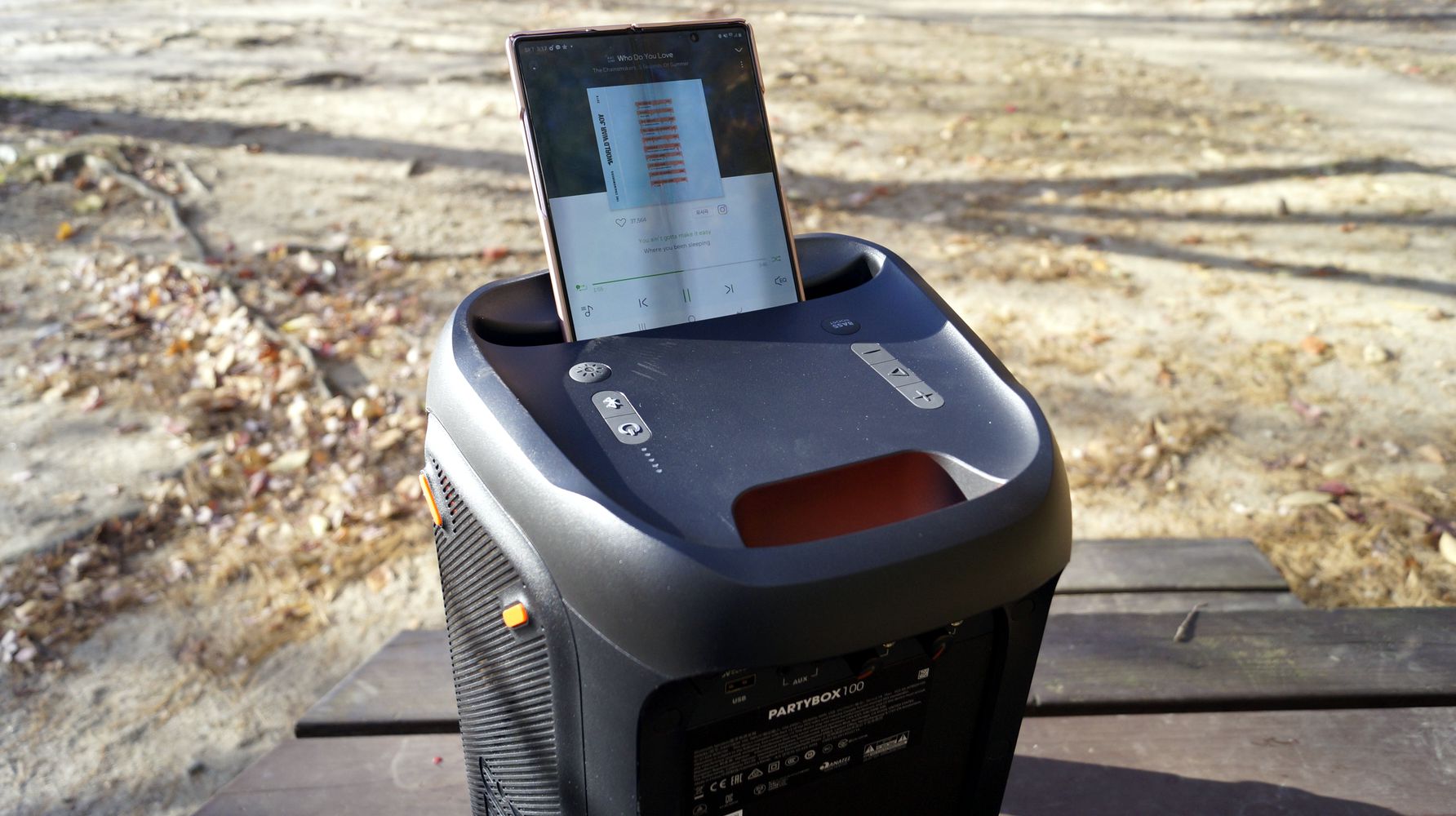 파티박스 야외 사용모습