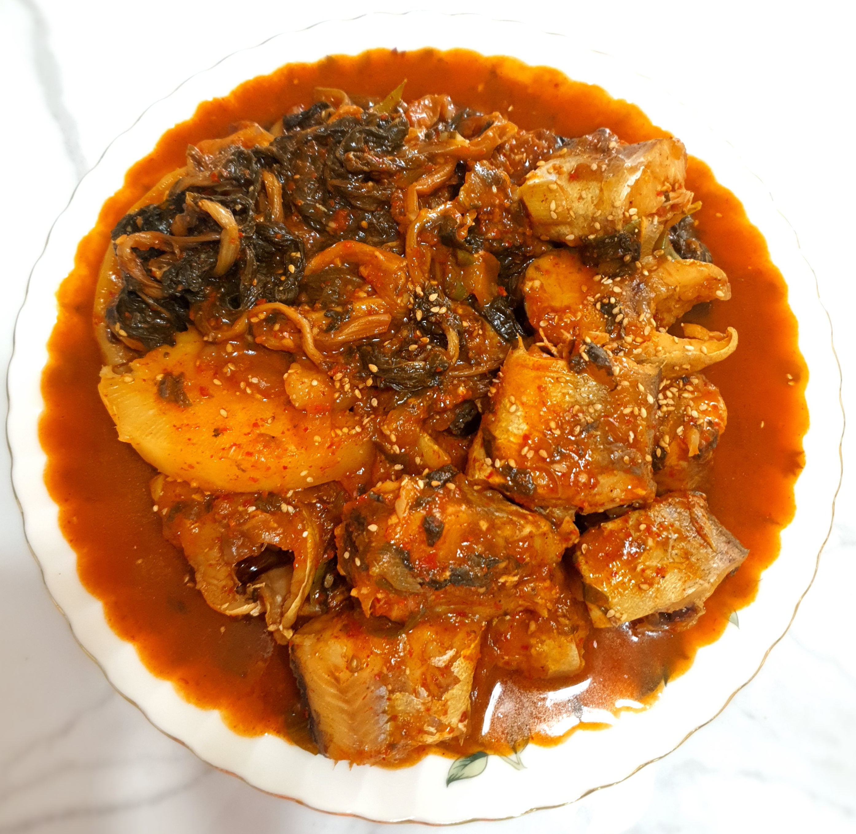 냉동-코다리로-맛있는-코다리-조림을-만들었습니다.