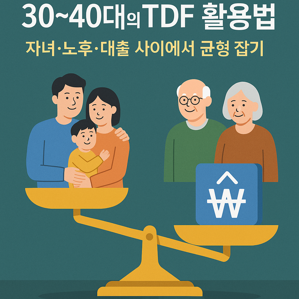 TDF 활용 전략을 상징적으로 표현한 썸네일