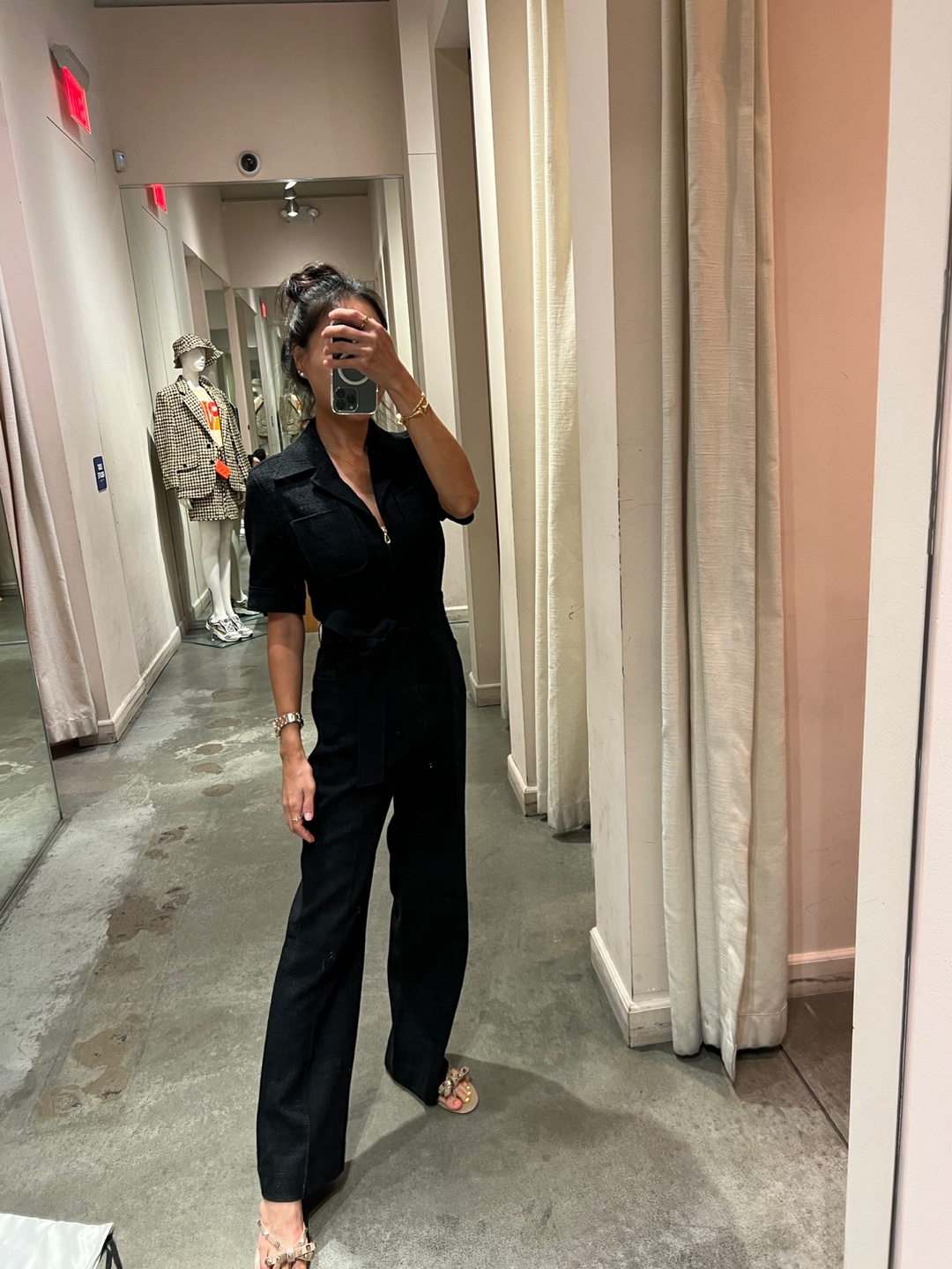 산드로 E21 NORA Noir 점프수트