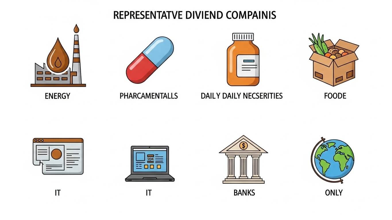 대표적 유럽 배당 기업 소개 (산업별 안정성과 성장성 모두 고려한 종목들)