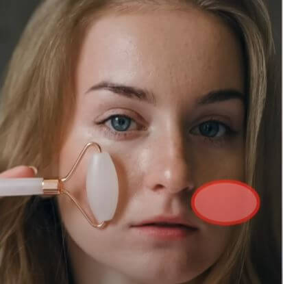 광대 아래 경락마사지 부위