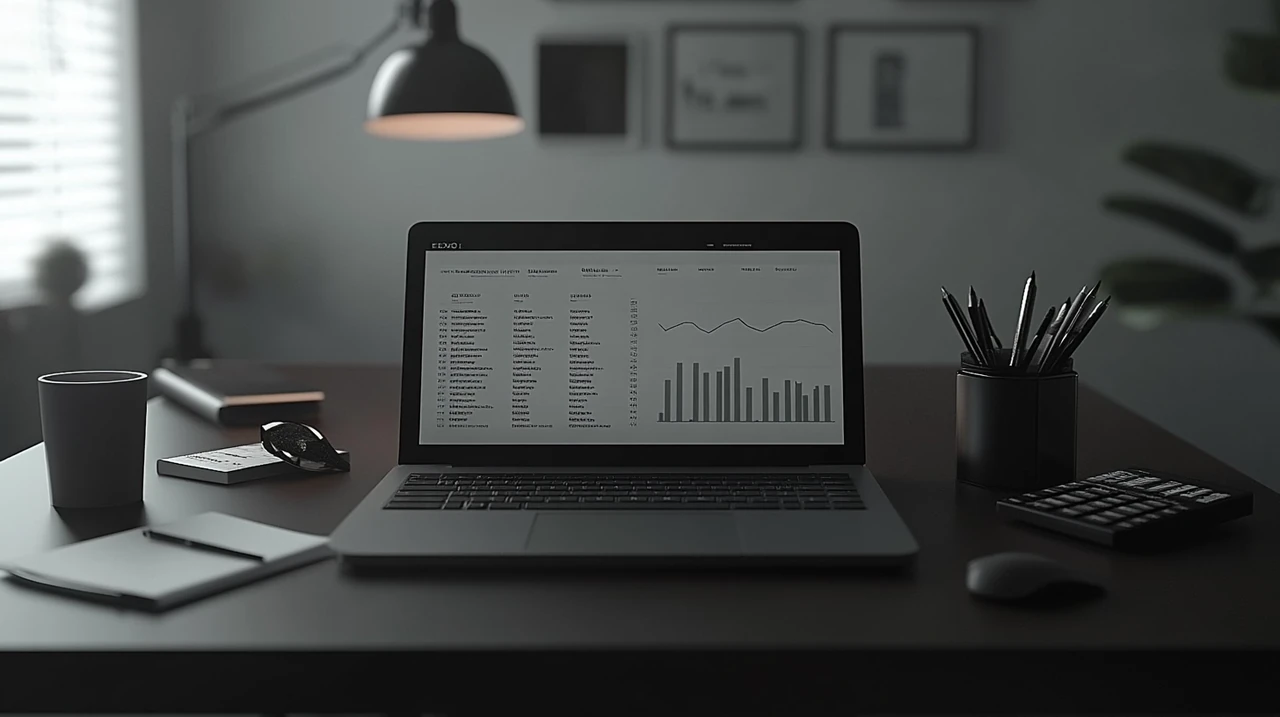 ETF의 연간 수익률과 주요 통계 지표를 테이블 형태로 비교하여, 투자 성과 평가와 효율적인 포트폴리오 선택에 도움이 됩니다.