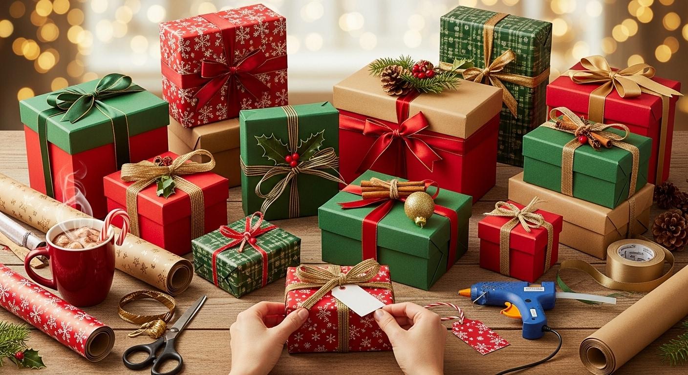 크리스마스 선물상자 만들기