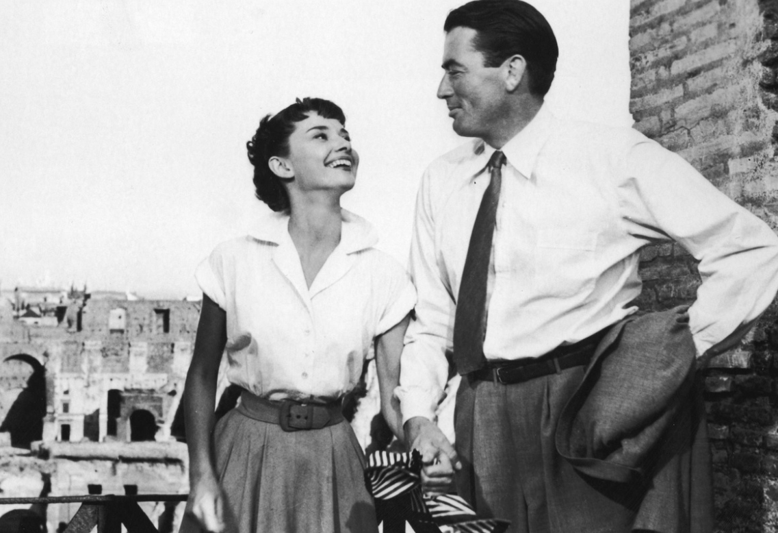 로마의 휴일 여자,남자 주인공 이미지