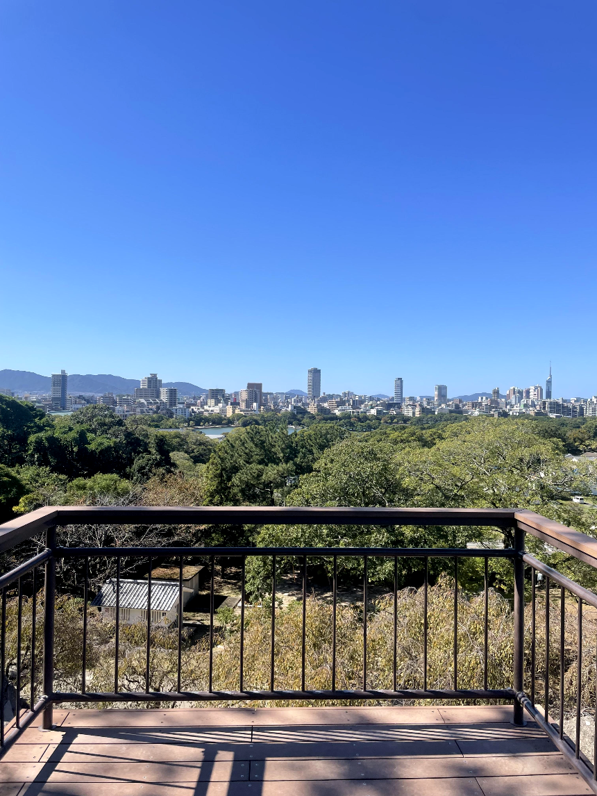 후쿠오카 성터 정상풍경4