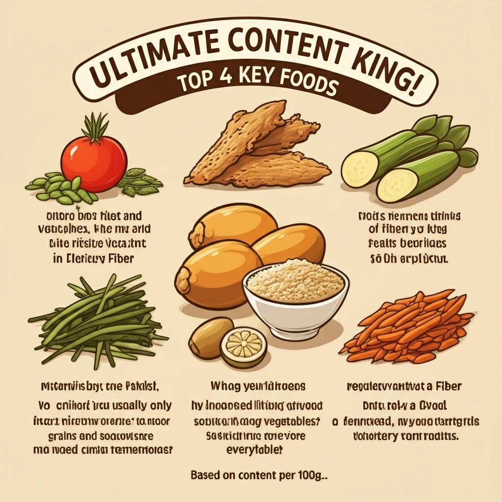 체중 관리 돕는 식이섬유 많은 음식과..