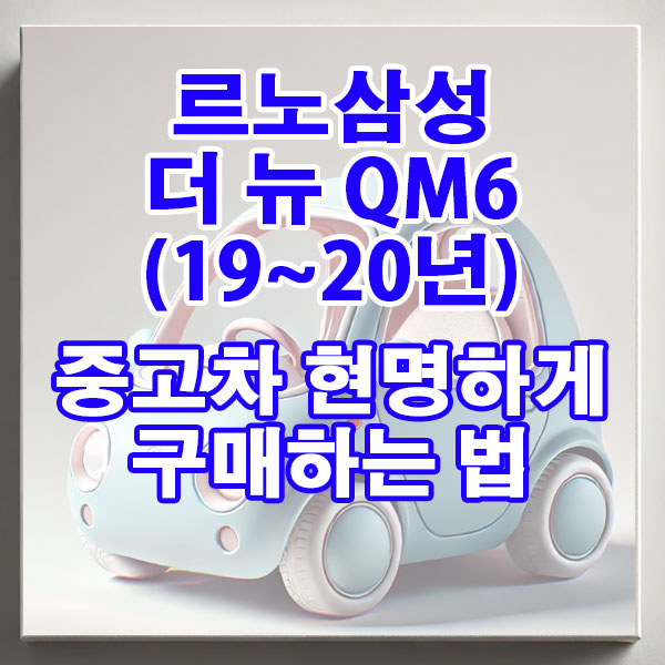 르노삼성 더 뉴 QM6(19~20년) 디젤 중고차 현명하게 구매하는 법