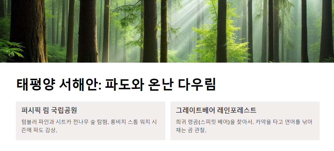 캐나다 자연 여행지 - 로키부터 북극 빙원까지, 지구 위 가장 거대한 야생