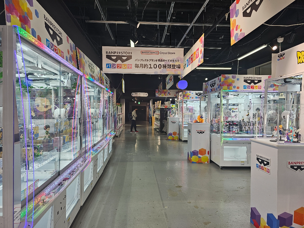 이케부쿠로 선샤인시티 반다이남코 크로스 스토어 가샤폰