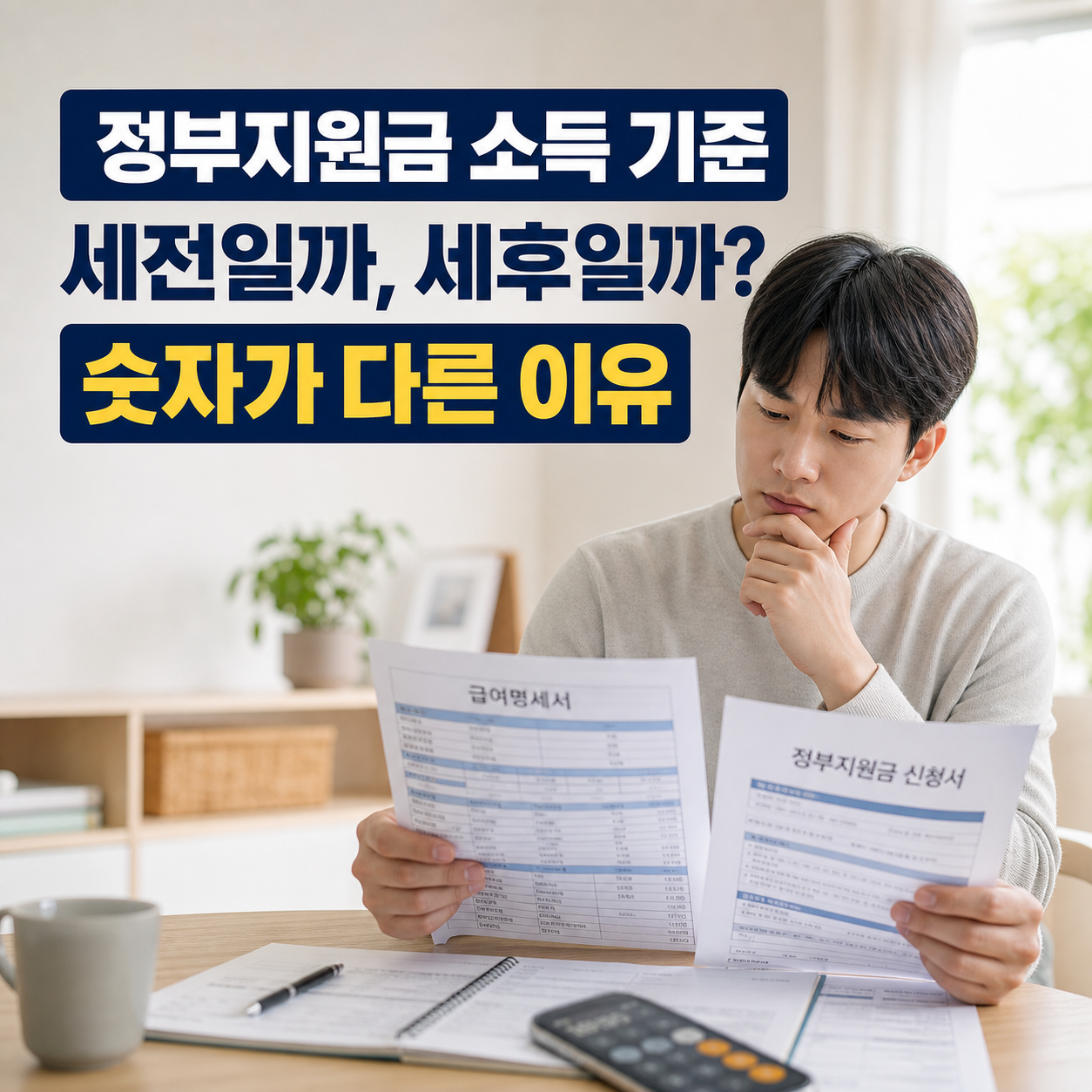정부지원금-세전-세후-소득기준-이미지