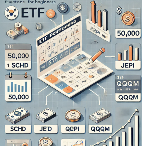 schd, jepi등 사회초년생들에게 추천하는 etf 설명사진