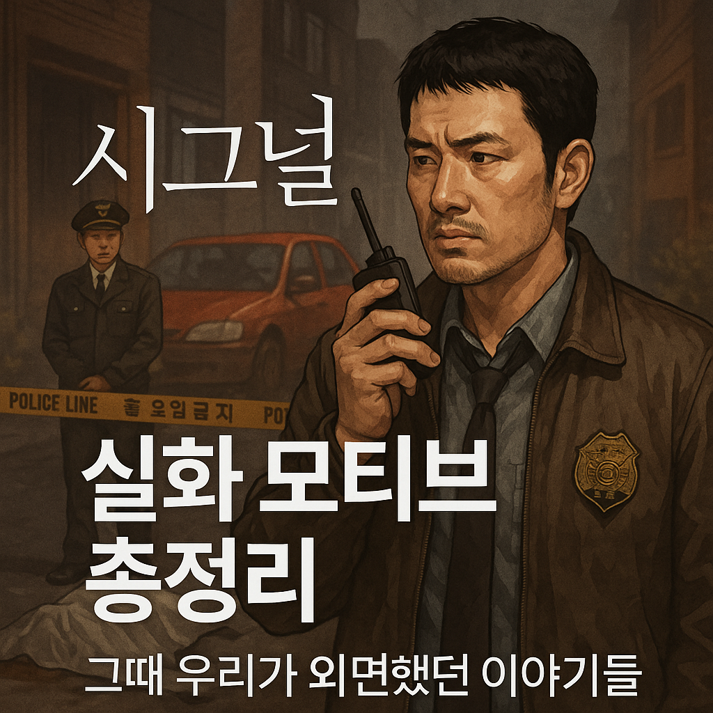 <시그널> 실화 모티브 총정리-그때 우리가 외면했던 이야기들