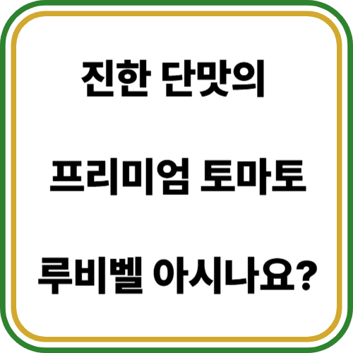 루비벨 토마토