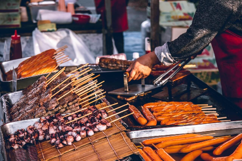 도톤보리 거리에 맛집들