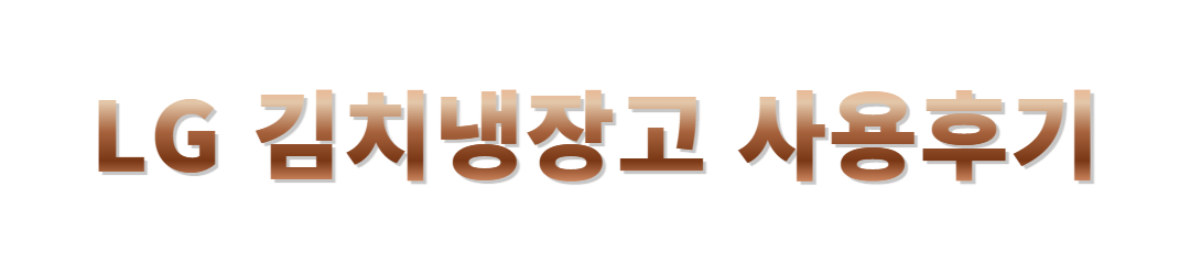 lg김치냉장고리뷰