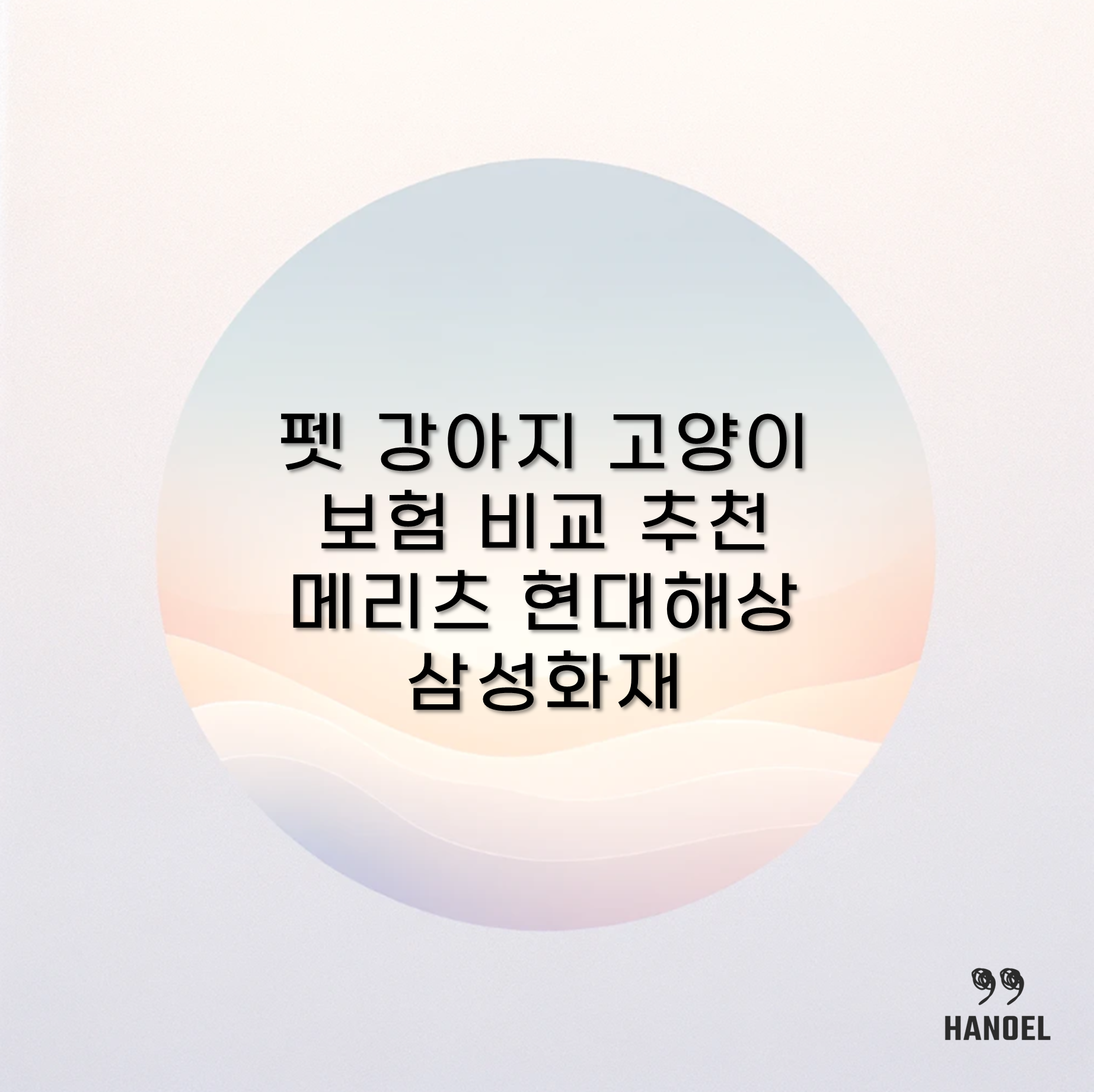 펫 강아지 고양이 험 비교 추천 메리츠 현대해상 삼성화재