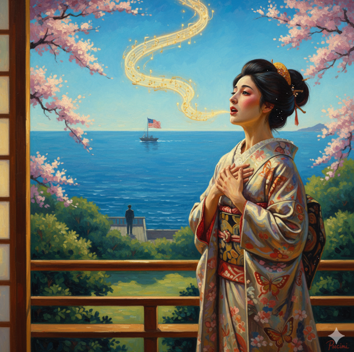 오페라 나비부인 관련 그림