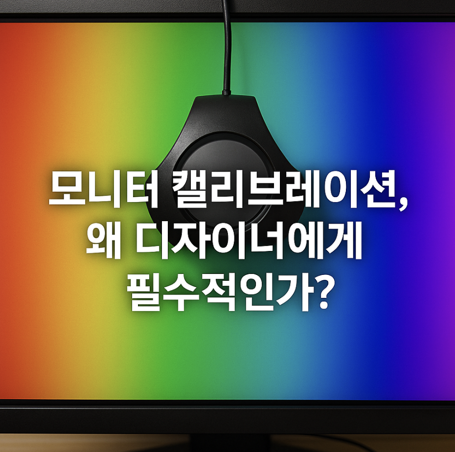 모니터 캘리브레이션, 왜 디자이너에게 필수적인가?