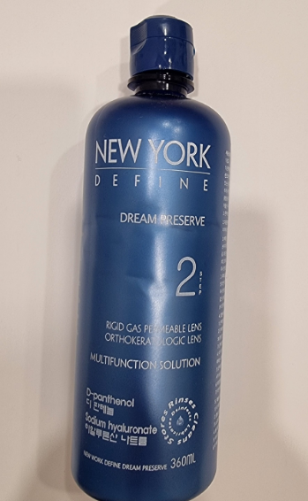 렌즈 세척제 'New York Define'