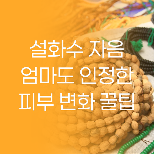 설화수 자음 2종 EX, 엄마도 인정..