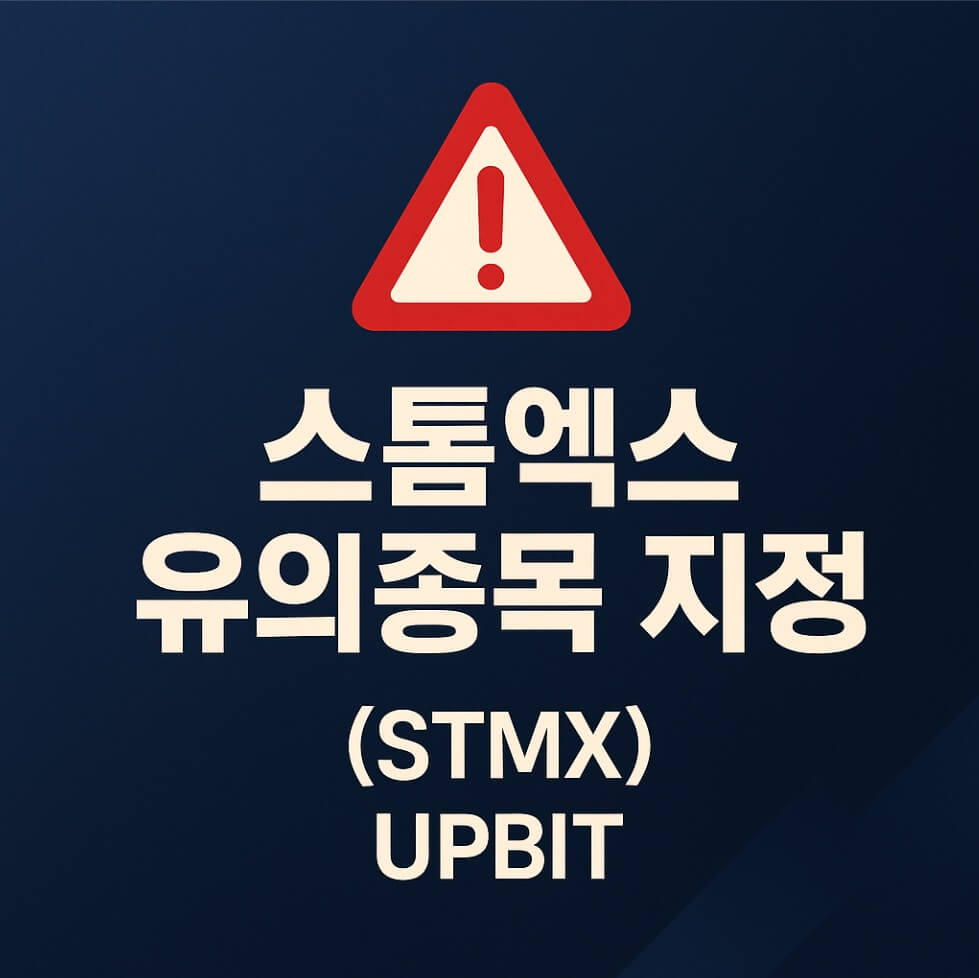 스톰엑스 유의종목 지정 대응 방법