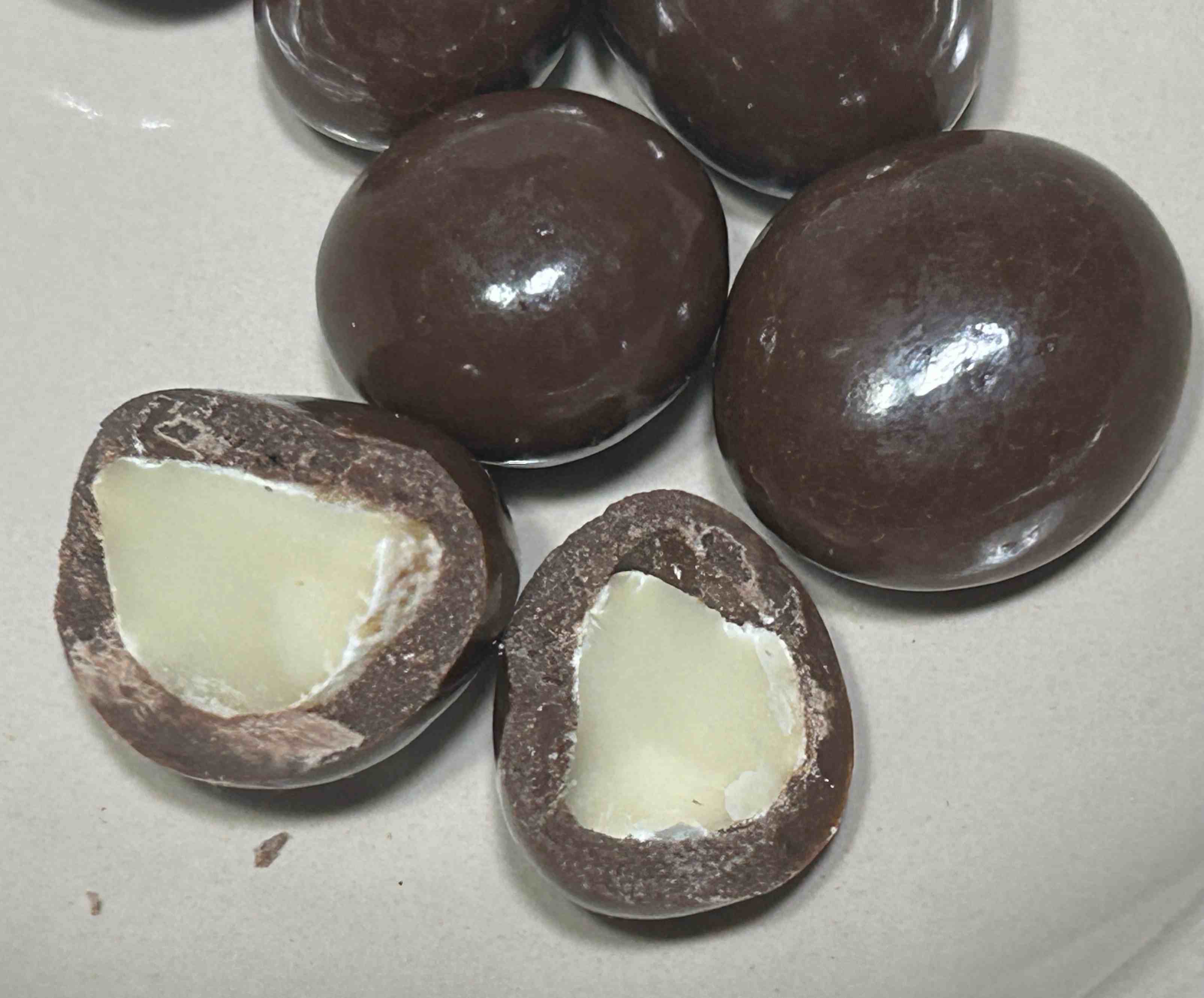 초콜릿 단면