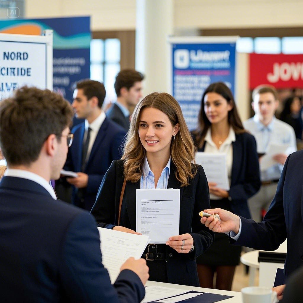 채용박람회 모습